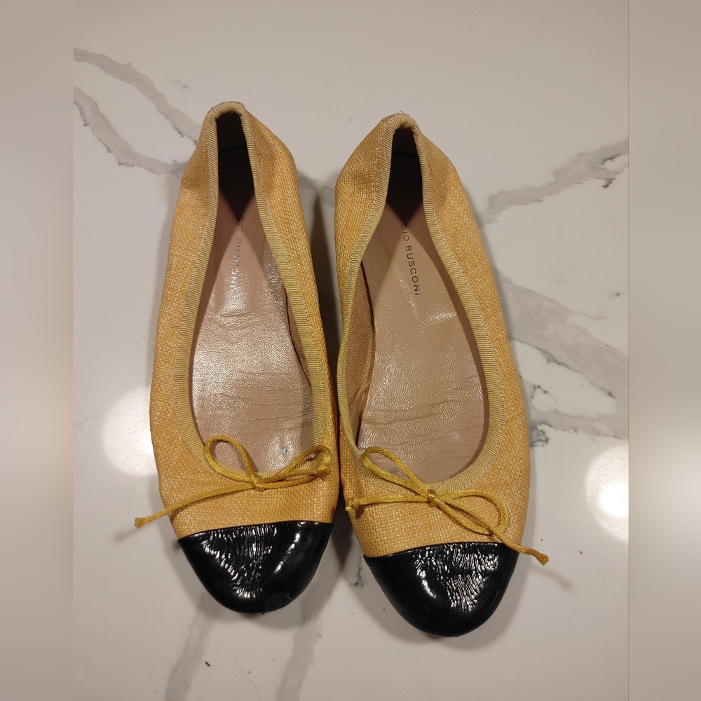 FABIO RUSCONI yellow flats